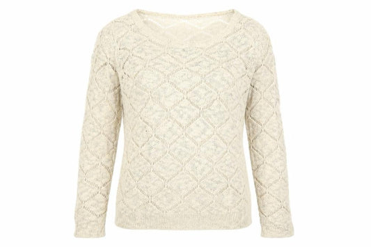 Womens UK Size M Pimkie Beige Pullover Jumper