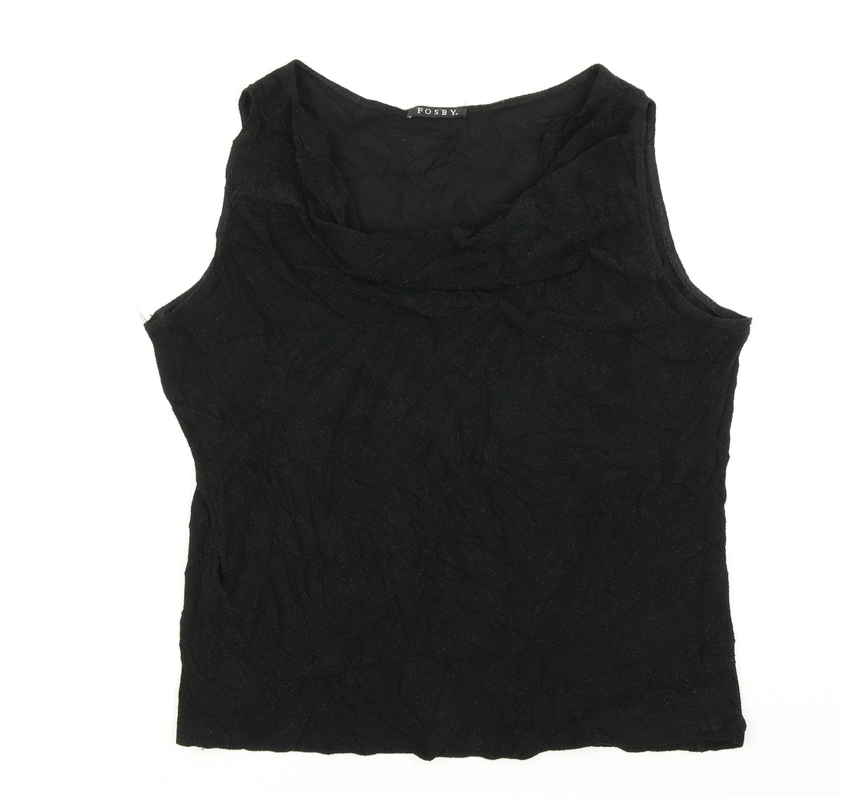 Fodby Womens Black   Basic Tank Size 14