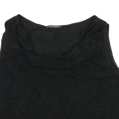 Fodby Womens Black   Basic Tank Size 14