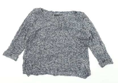 Atmosphere Womens Black  Knit Pullover Jumper Size 14