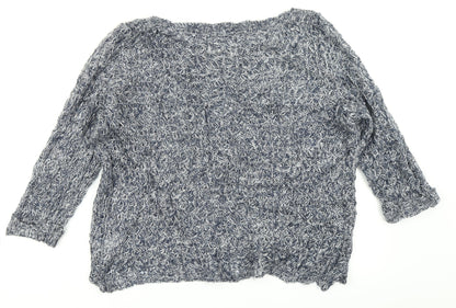 Atmosphere Womens Black  Knit Pullover Jumper Size 14