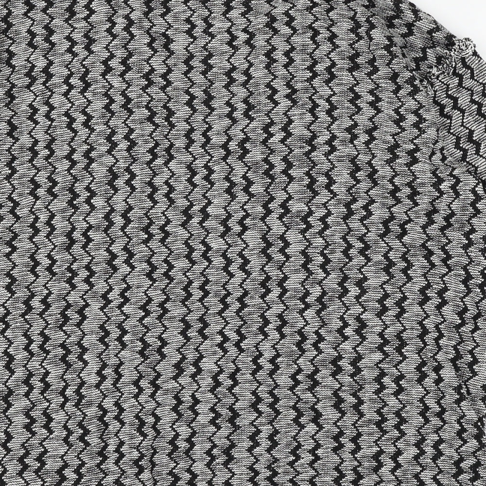 Womens UK Size 12 Topshop Grey Cardigan Jumper