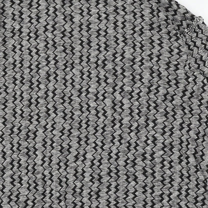 Womens UK Size 12 Topshop Grey Cardigan Jumper