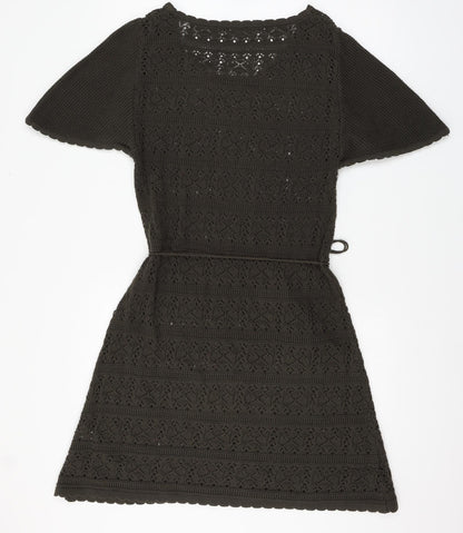 Marks and Spencer Womens Green  Knit Jumper Dress  Size 12