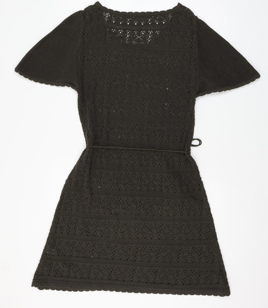 Marks and Spencer Womens Green  Knit Jumper Dress  Size 12