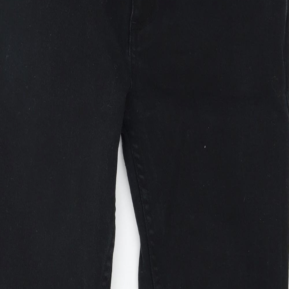 Denim & Co. Womens Black  Denim Skinny Jeans Size 32 in L32 in