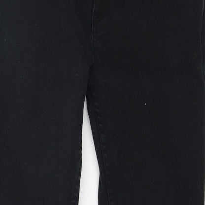 Denim & Co. Womens Black  Denim Skinny Jeans Size 32 in L32 in