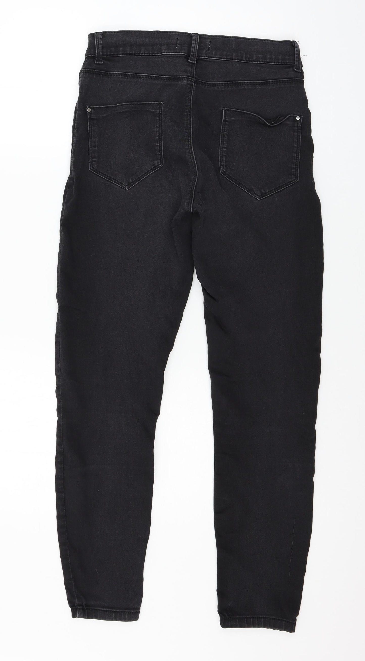 Dorothy Perkins Womens Grey  Denim Skinny Jeans Size 12 L27 in