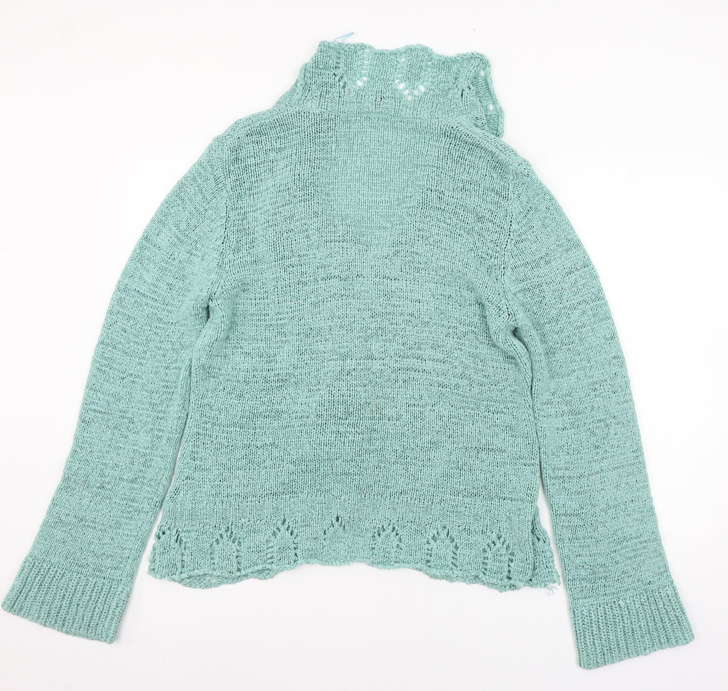 TU Womens Green  Knit Cardigan Jumper Size 16