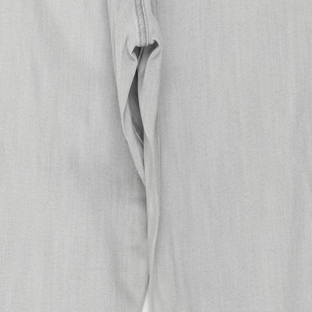 Denim & Co. Womens Grey  Denim Skinny Jeans Size 14 L27 in