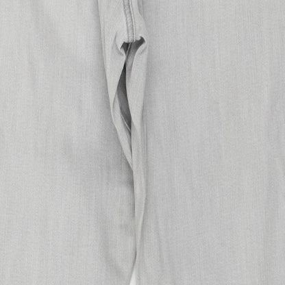 Denim & Co. Womens Grey  Denim Skinny Jeans Size 14 L27 in