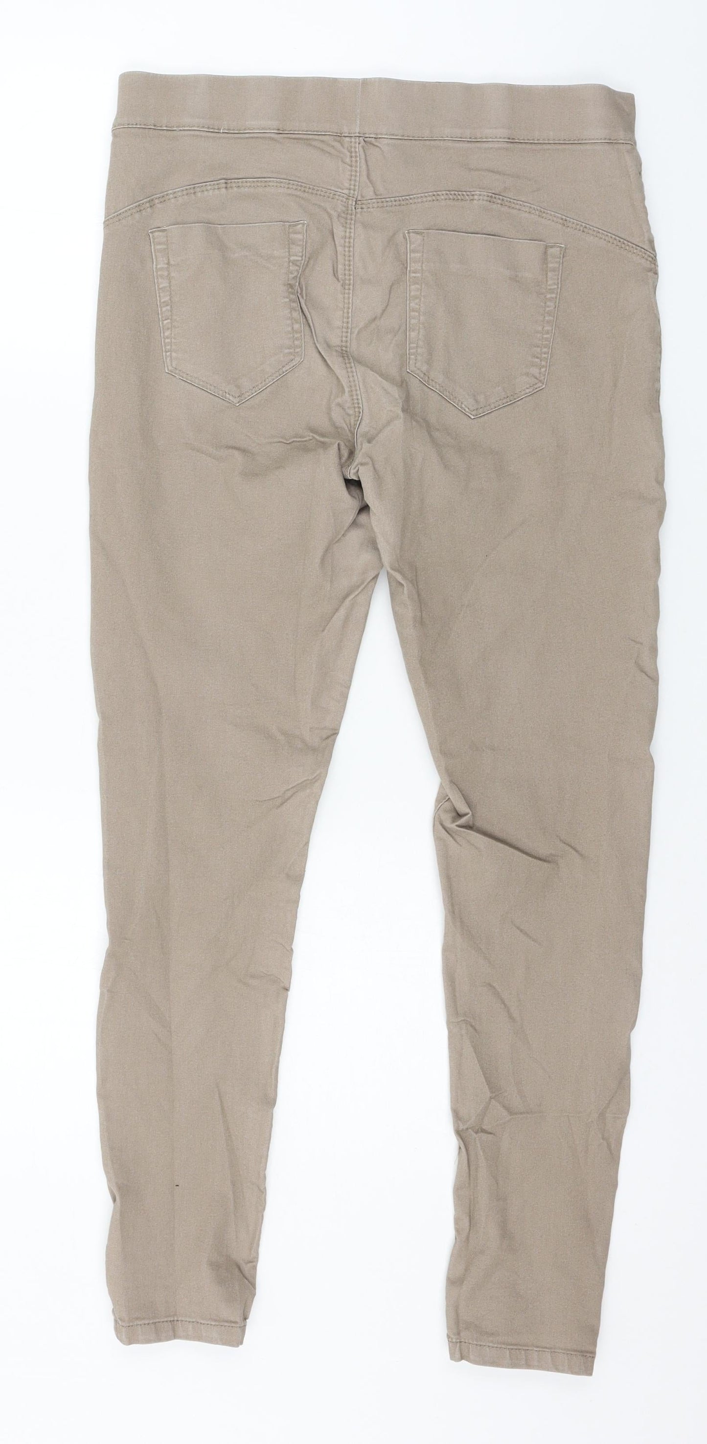 Womens UK Size 32 in Preworn Regular Fit Jegging Brown Jeans