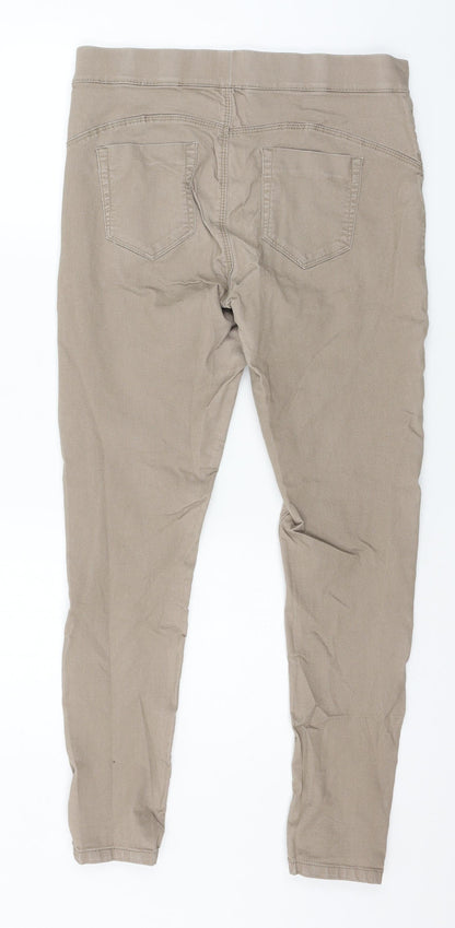 Womens UK Size 32 in Preworn Regular Fit Jegging Brown Jeans