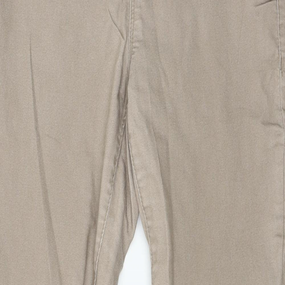 Womens UK Size 32 in Preworn Regular Fit Jegging Brown Jeans