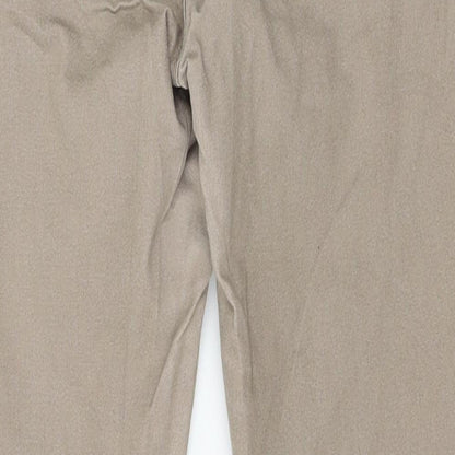 Womens UK Size 32 in Preworn Regular Fit Jegging Brown Jeans