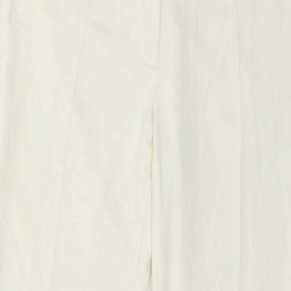 Womens UK Size 32 in Sisley Regular Fit  Ivory Trousers