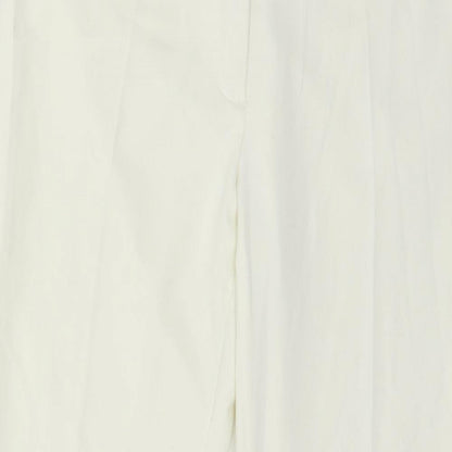 Womens UK Size 32 in Sisley Regular Fit  Ivory Trousers