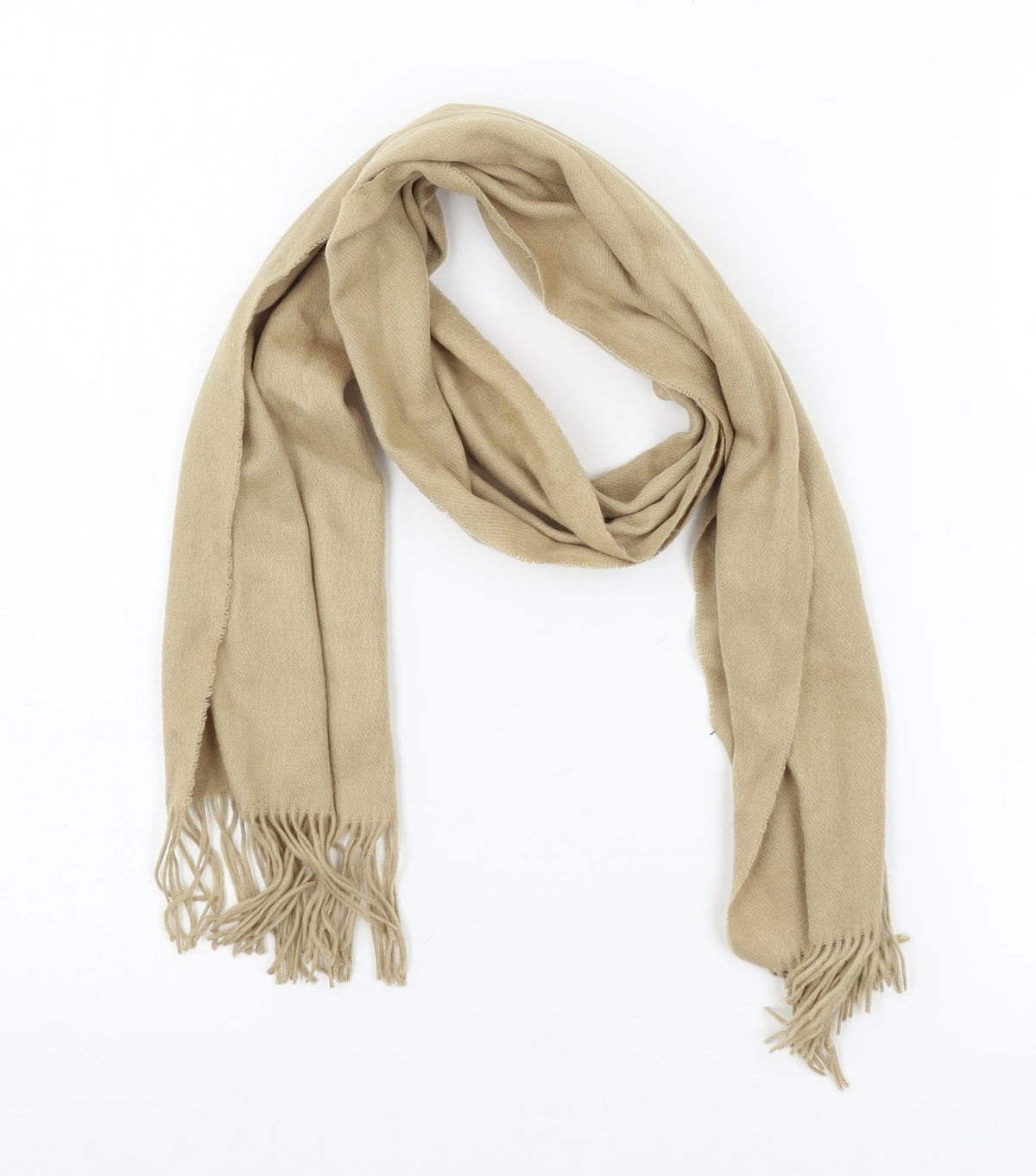 Preworn Womens Beige  Knit  Scarf