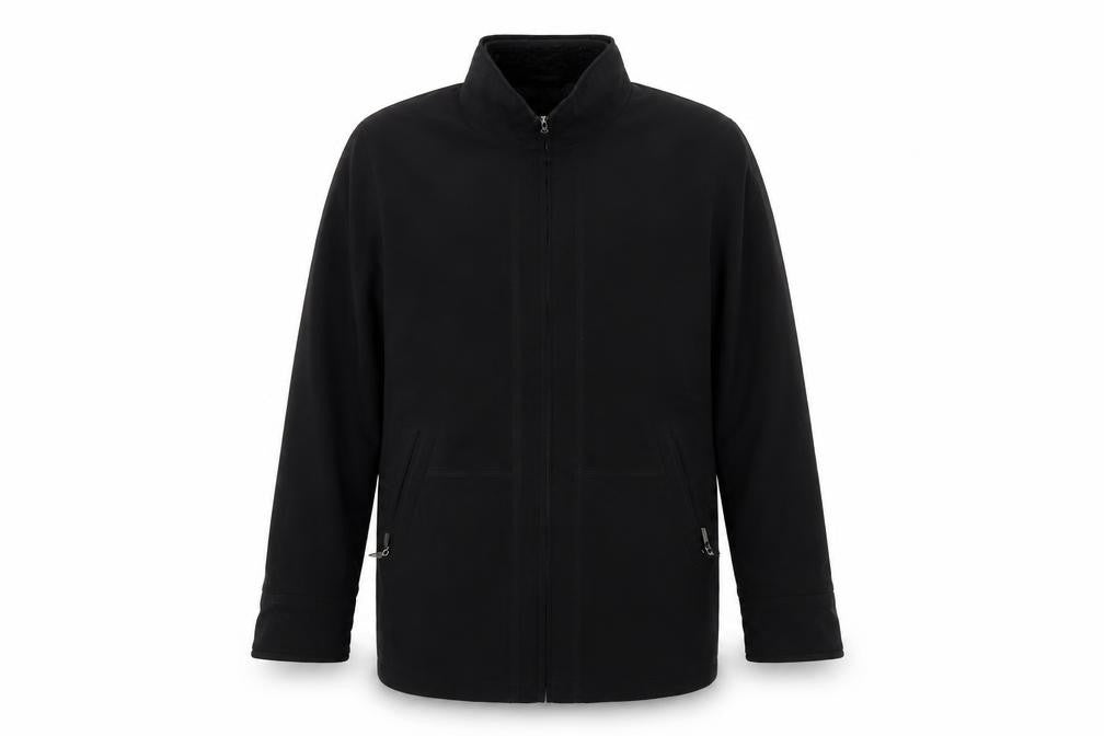 Mens UK Size S Gallery Black Overcoat