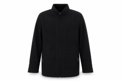 Mens UK Size S Gallery Black Overcoat