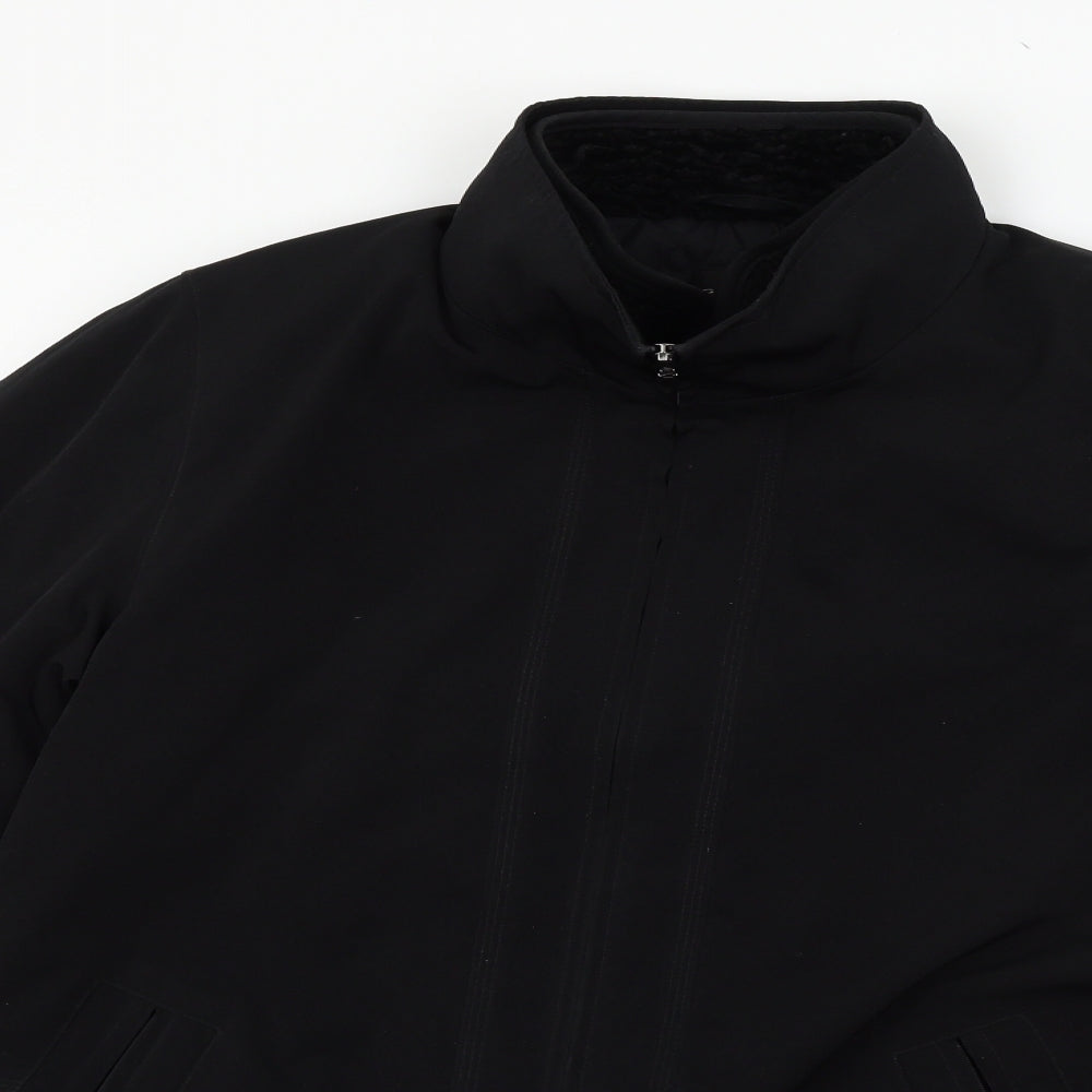 Mens UK Size S Gallery Black Overcoat