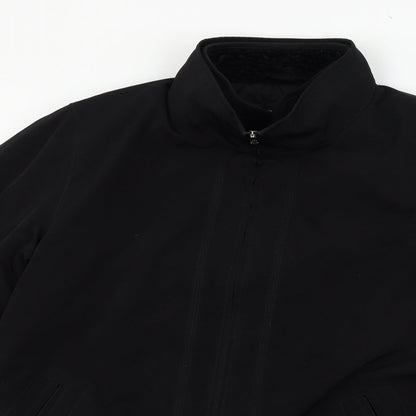 Mens UK Size S Gallery Black Overcoat