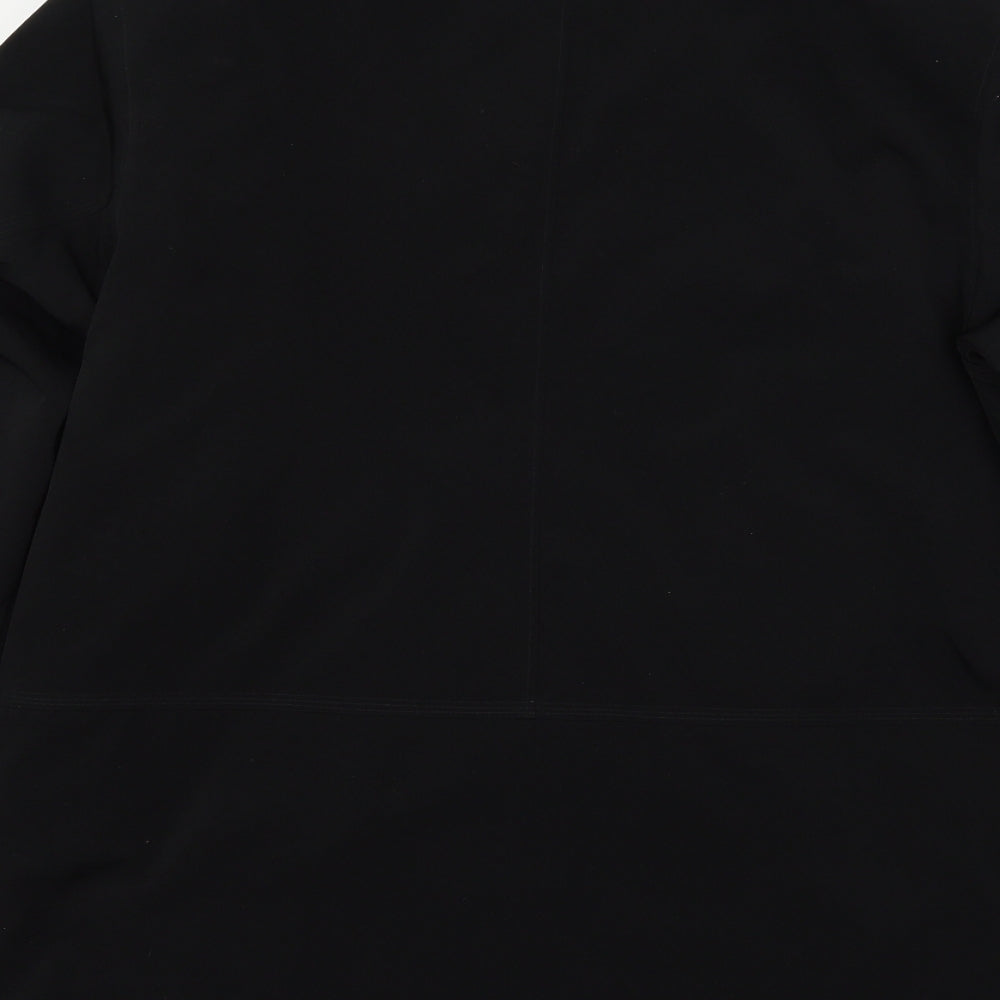 Mens UK Size S Gallery Black Overcoat