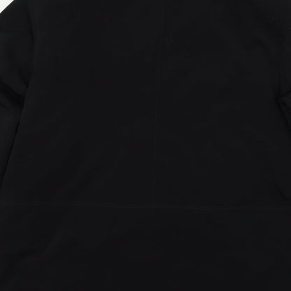Mens UK Size S Gallery Black Overcoat