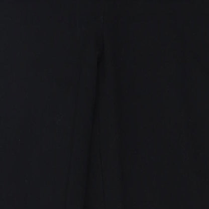 Womens UK Size 12 Marks and Spencer Regular Fit  Black Trousers
