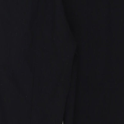 Womens UK Size 12 Marks and Spencer Regular Fit  Black Trousers