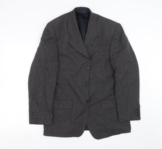 Mens UK Size 38 Tom English Regular Blue Suit Jacket