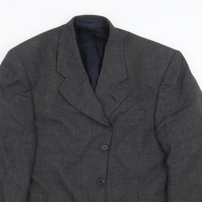 Mens UK Size 38 Tom English Regular Blue Suit Jacket