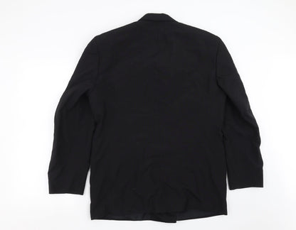 The Fine Tailoring Collection Mens Black   Jacket Suit Jacket Size 40