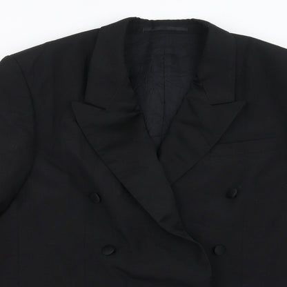 The Fine Tailoring Collection Mens Black   Jacket Suit Jacket Size 40