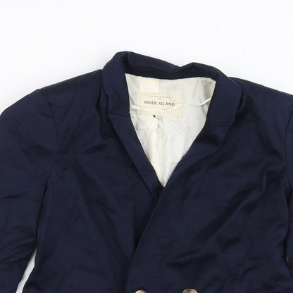River Island Womens Blue   Jacket Suit Jacket Size 10