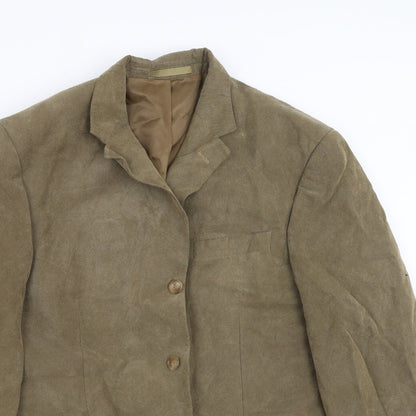 Mens UK Size 40 Marks and Spencer Regular Beige Suit Jacket