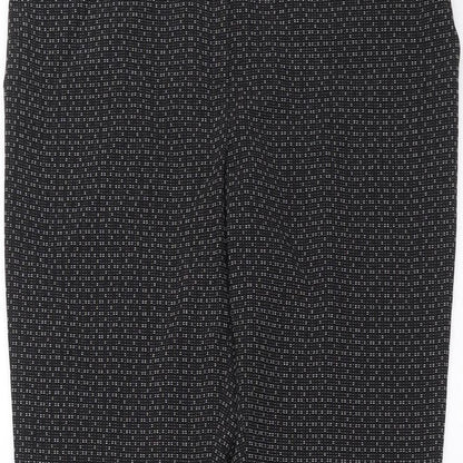 Womens UK Size 12 NEXT Regular Fit  Black Trousers