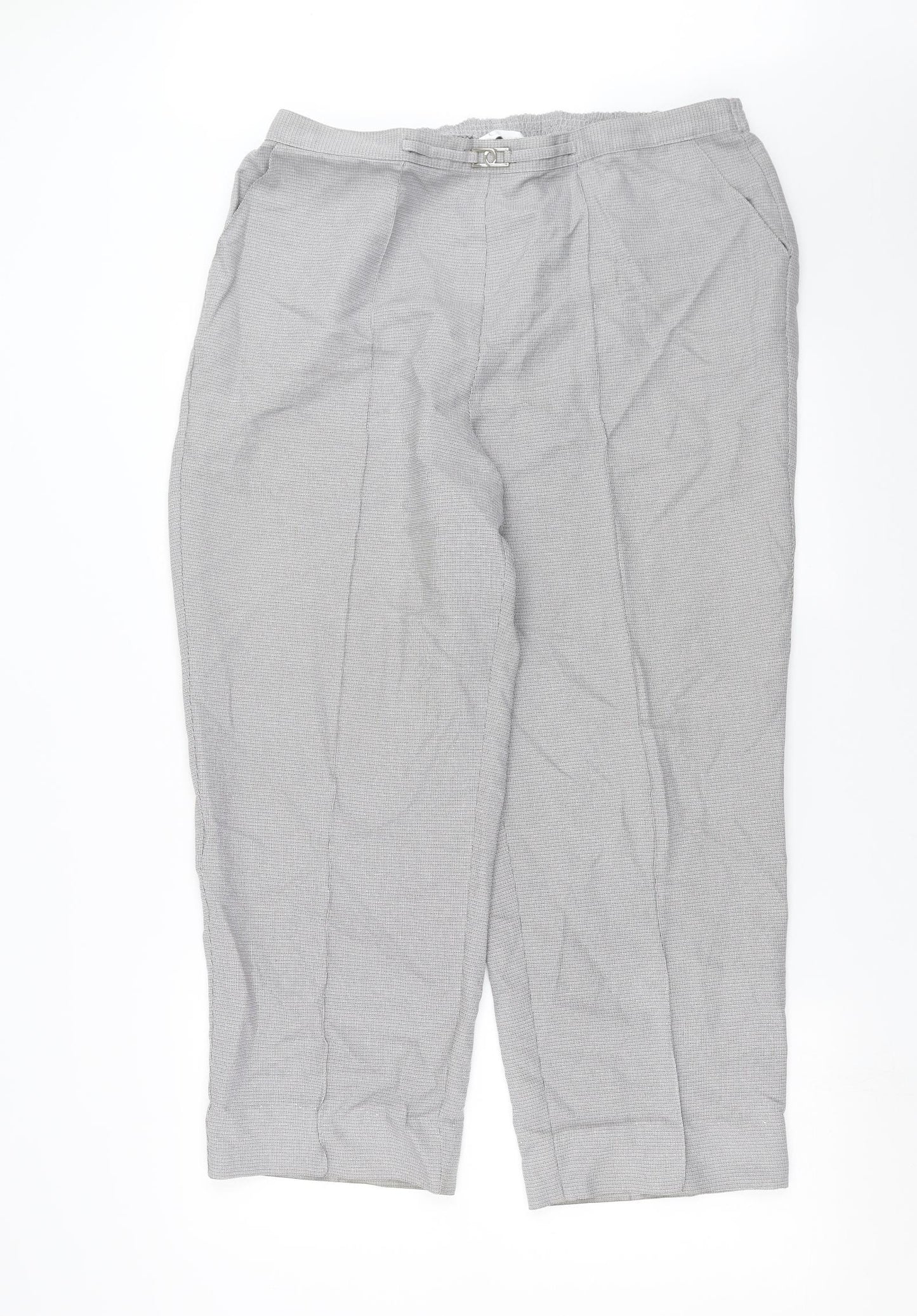 Womens UK Size 18 Classics Regular Fit  Grey Trousers