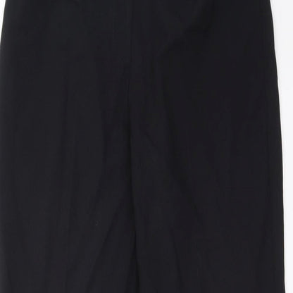 Womens UK Size 10 BHS Regular Fit  Black Trousers