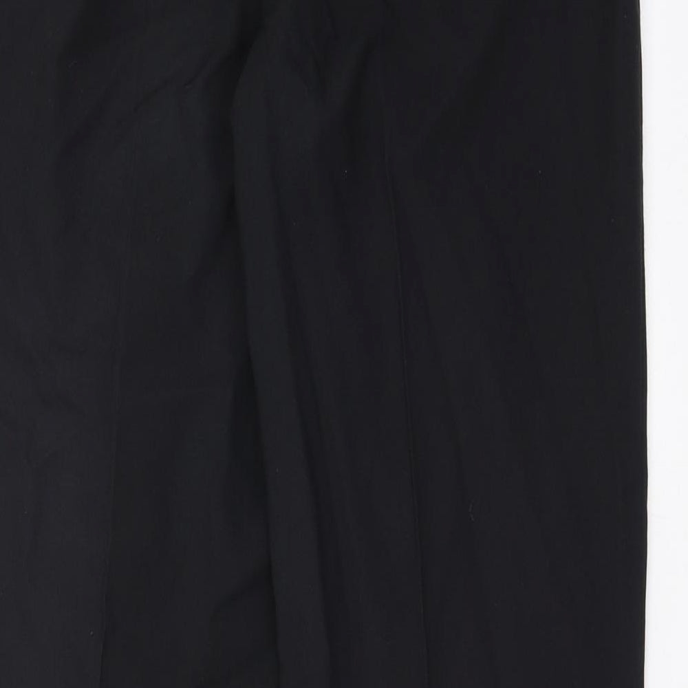 Womens UK Size 10 BHS Regular Fit  Black Trousers