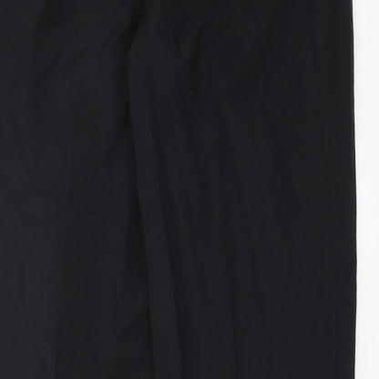 Womens UK Size 10 BHS Regular Fit  Black Trousers