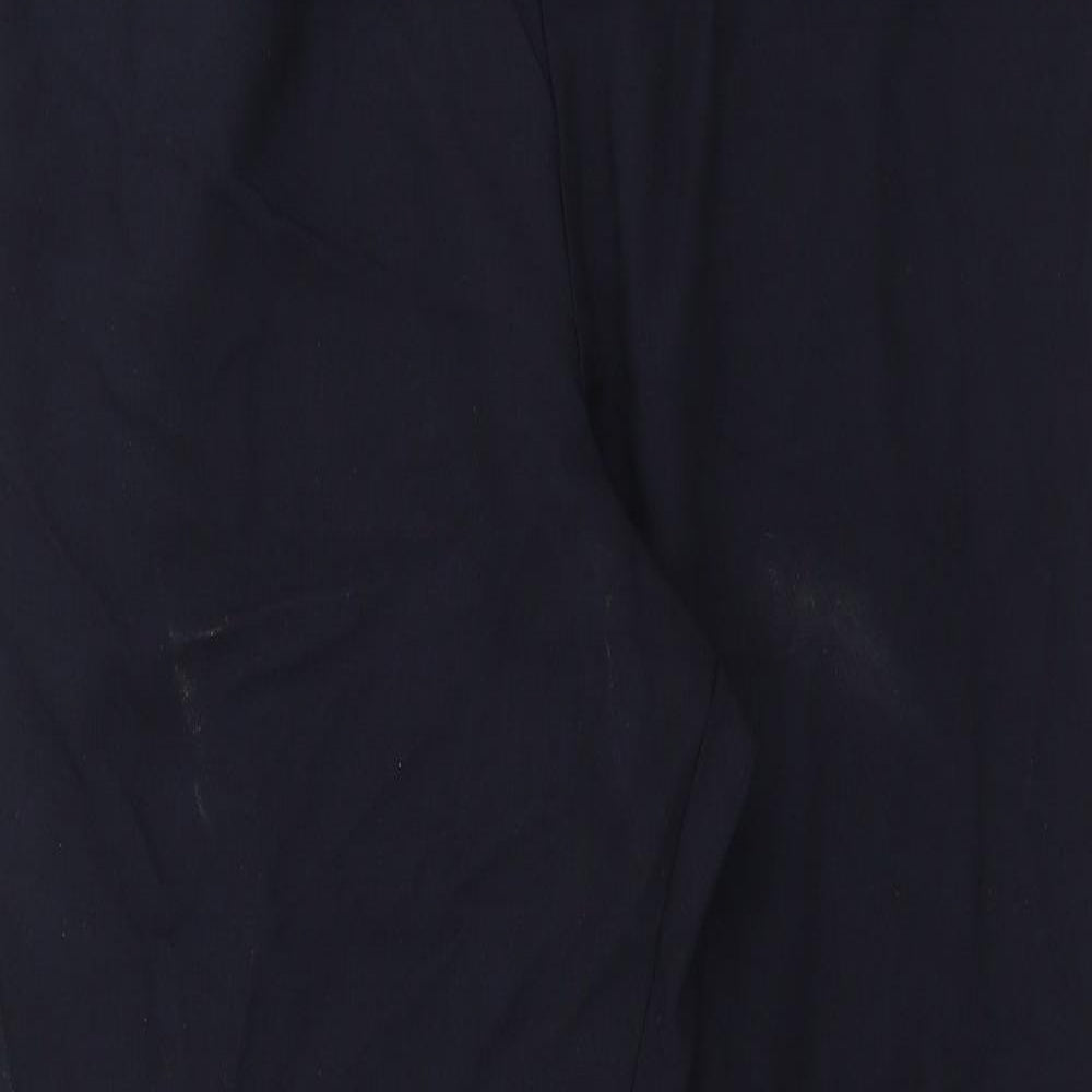Womens UK Size 14 Marks and Spencer Regular Fit  Blue Trousers