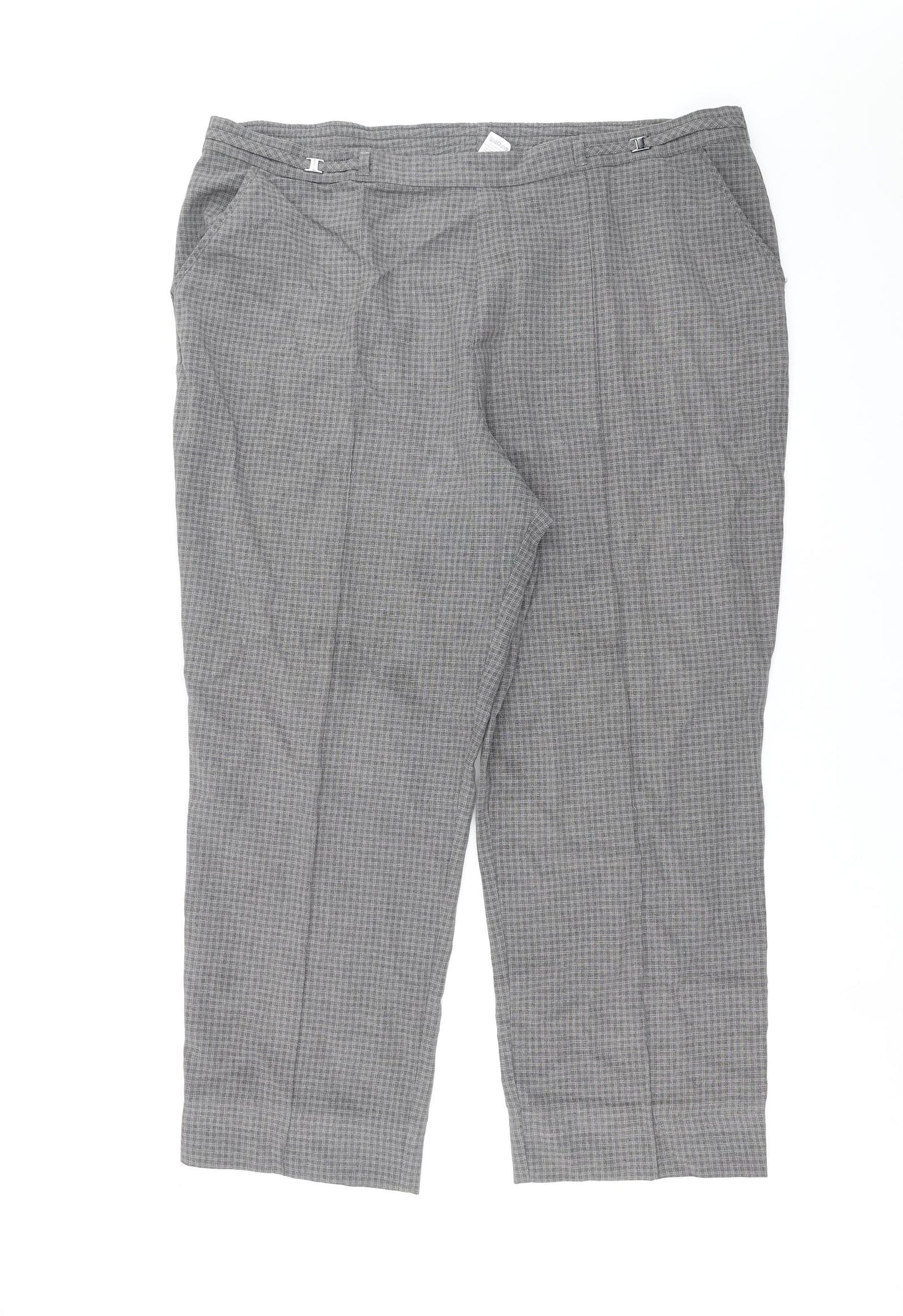 Womens UK Size 18 Marks and Spencer Regular Fit  Grey Trousers