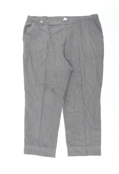 Womens UK Size 18 Marks and Spencer Regular Fit  Grey Trousers