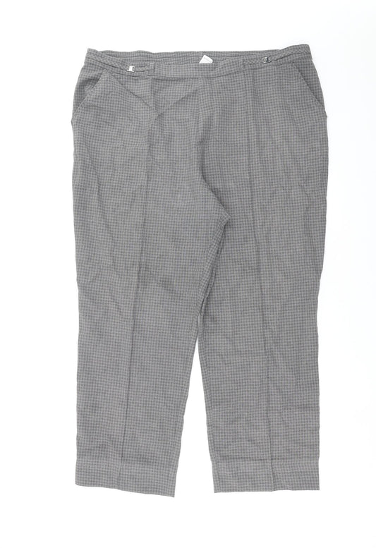Womens UK Size 18 Marks and Spencer Regular Fit  Grey Trousers