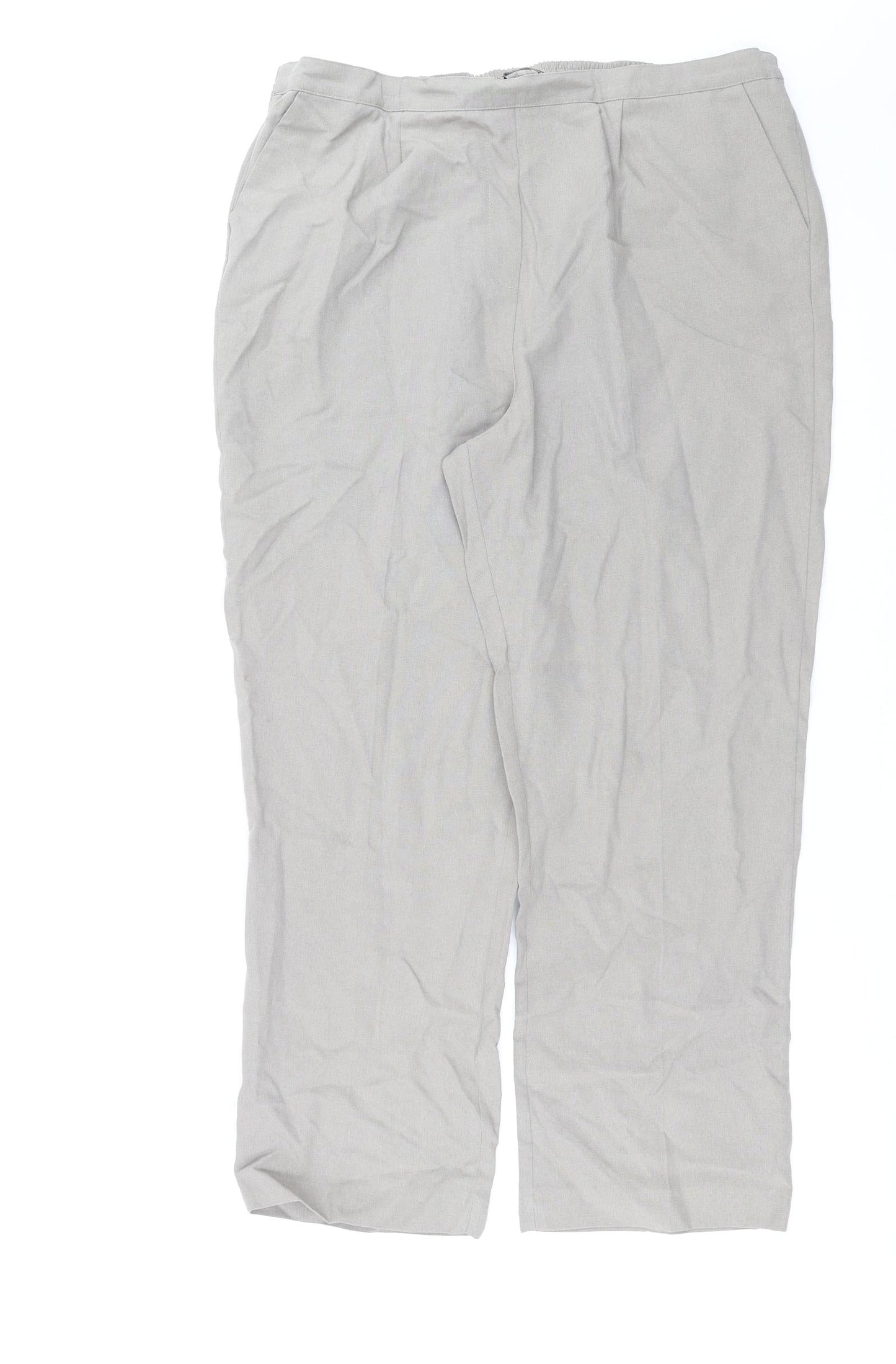 Bonmarché Womens Grey   Trousers  Size 18 L27 in