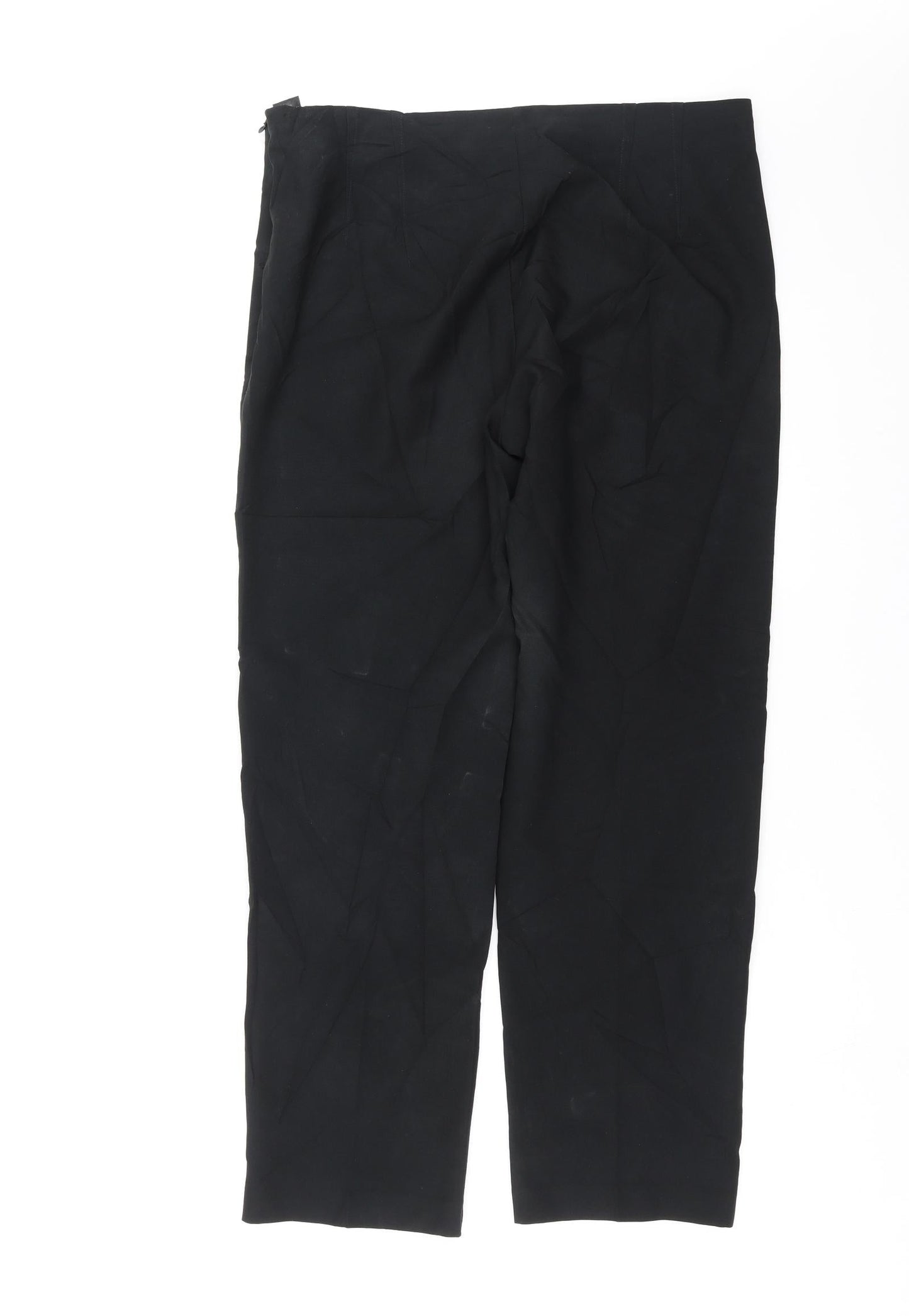 Womens UK Size 14 Marks and Spencer Regular Fit  Black Trousers