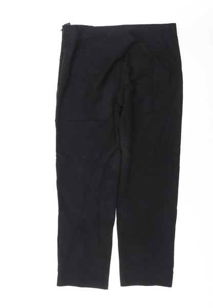 Womens UK Size 14 Marks and Spencer Regular Fit  Black Trousers