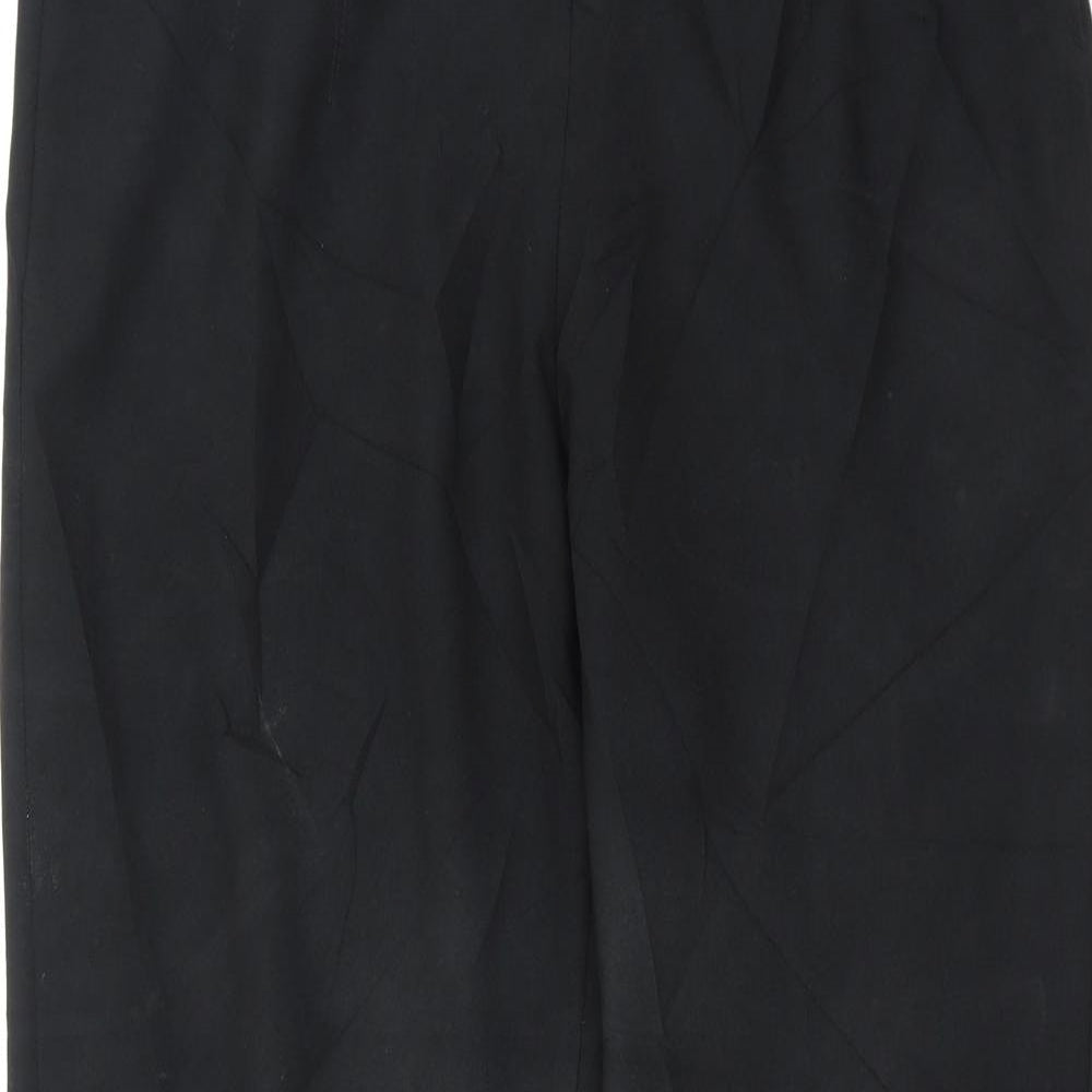 Womens UK Size 14 Marks and Spencer Regular Fit  Black Trousers