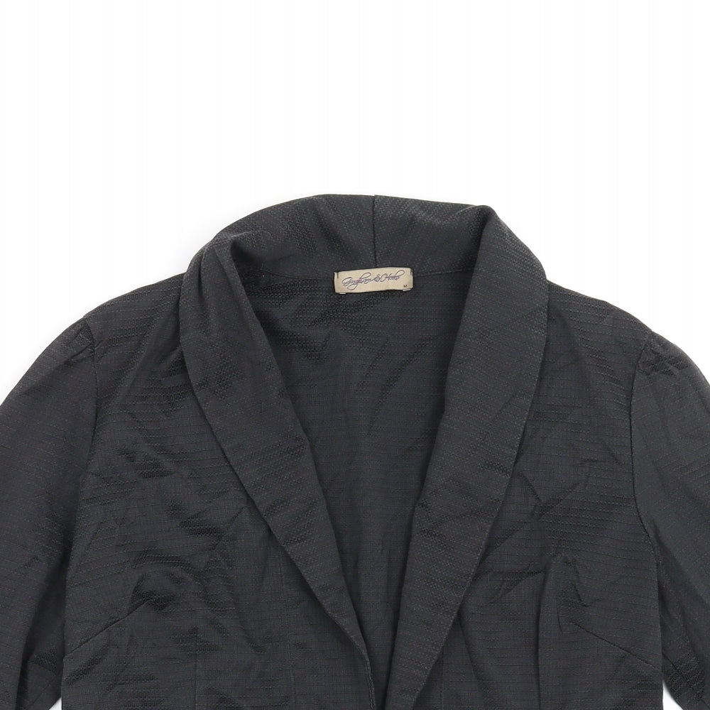 gingham & heels Womens Black   Jacket Blazer Size M